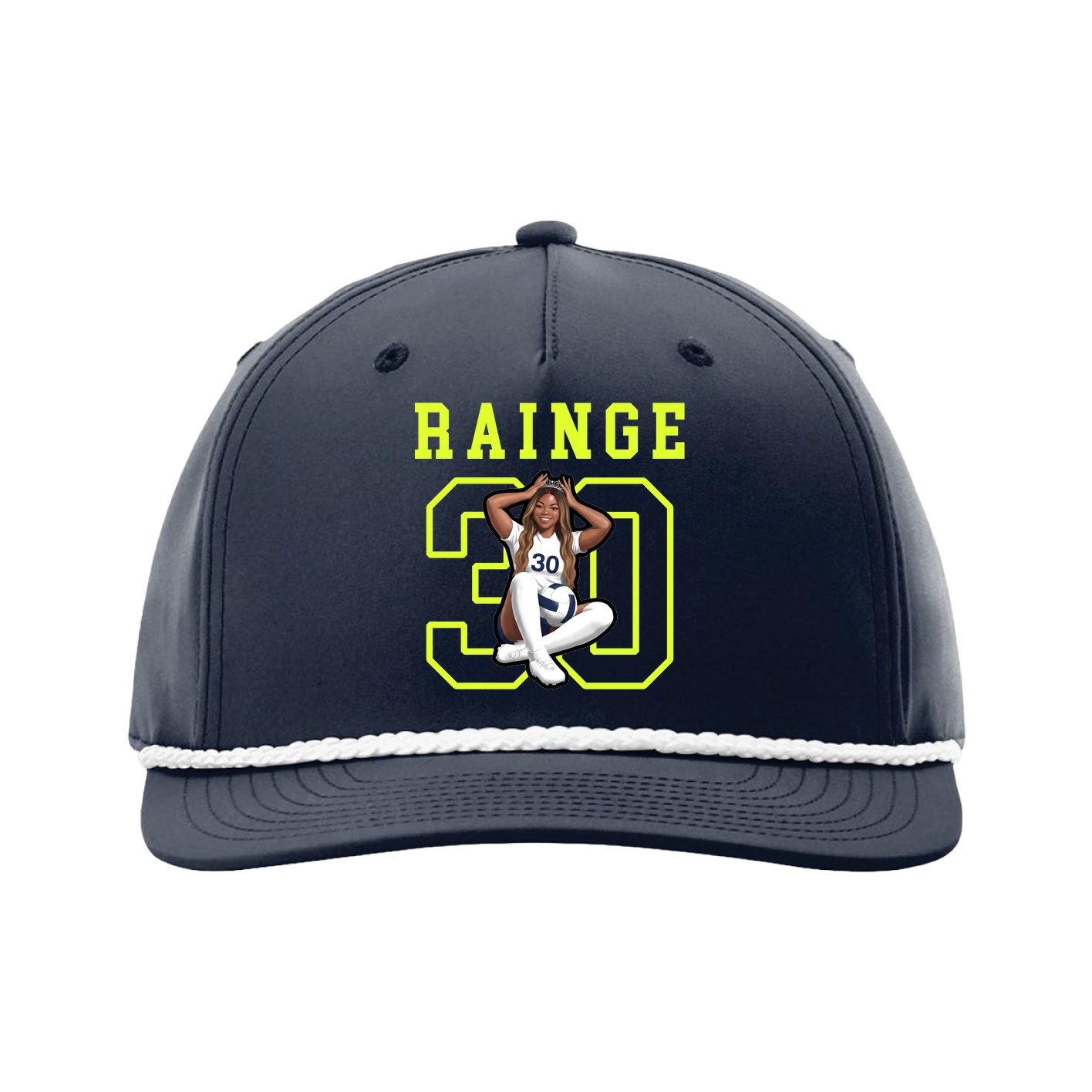 Five-Panel Classic Rope Cap — Shirsey in Navy
