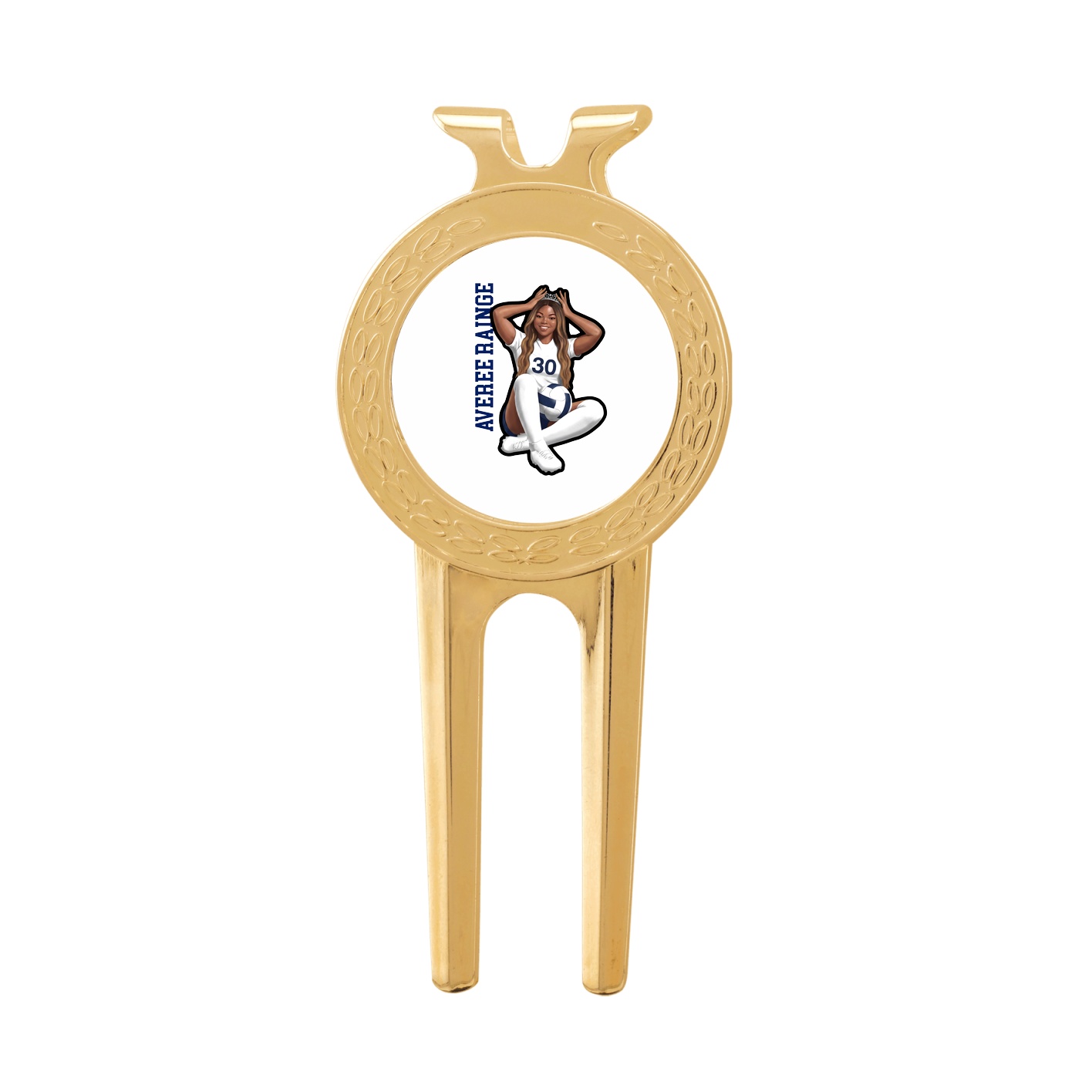 Divot Tool with Ball Marker — Name Vertical in Classic