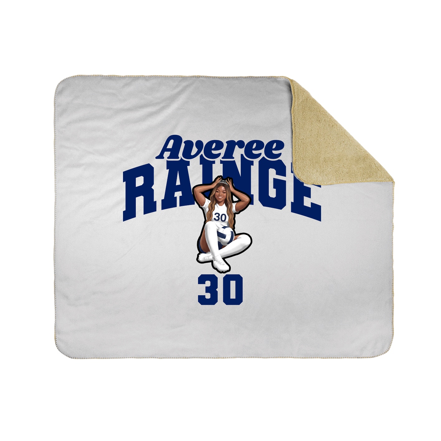 Throw Blanket — Signature Arch in White