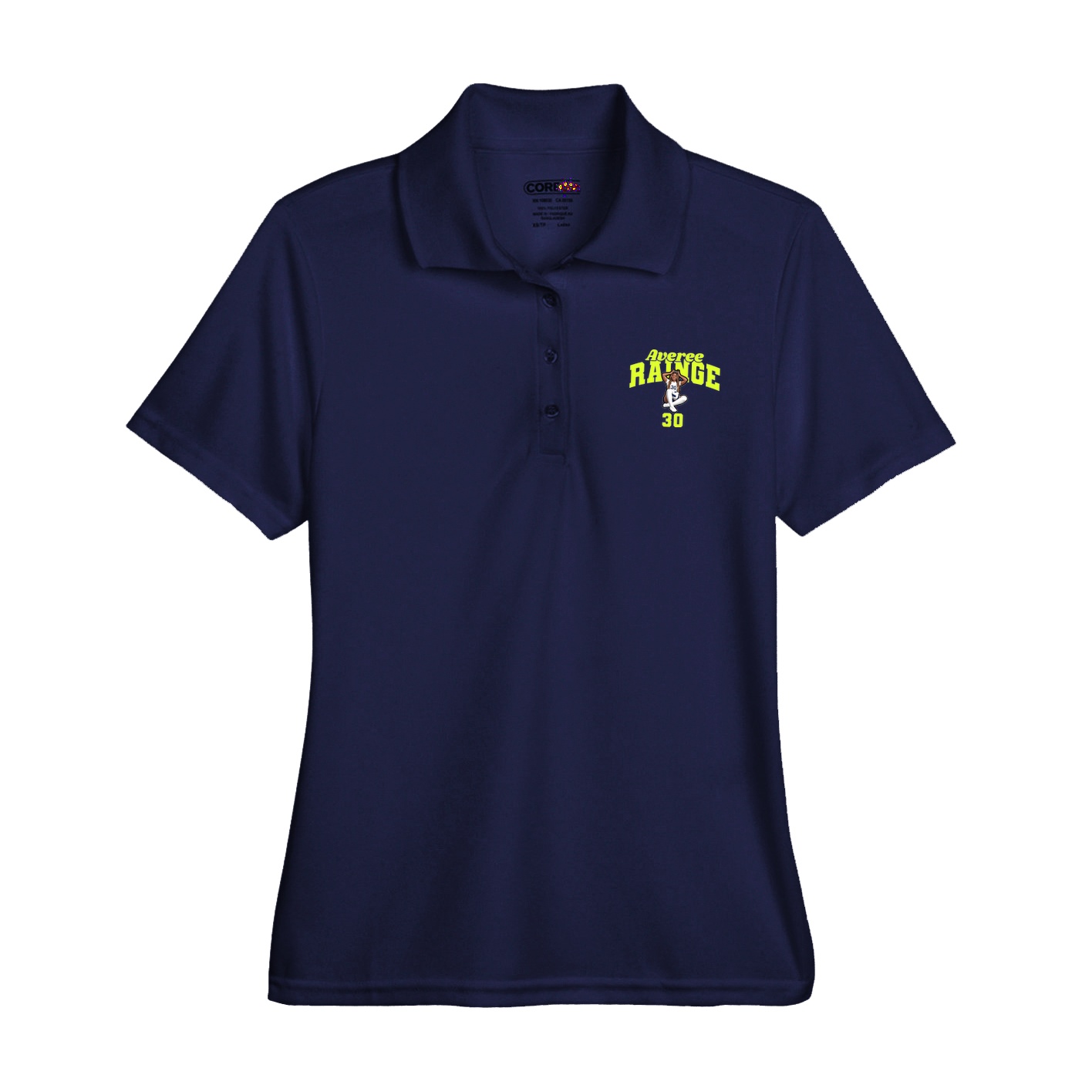 Womens Performance Polo — Signature Arch in Navy