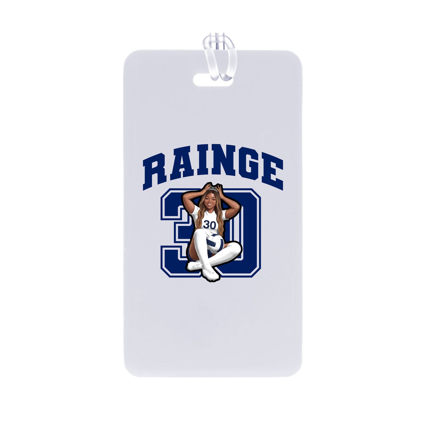 Bag Tag — Number in Classic