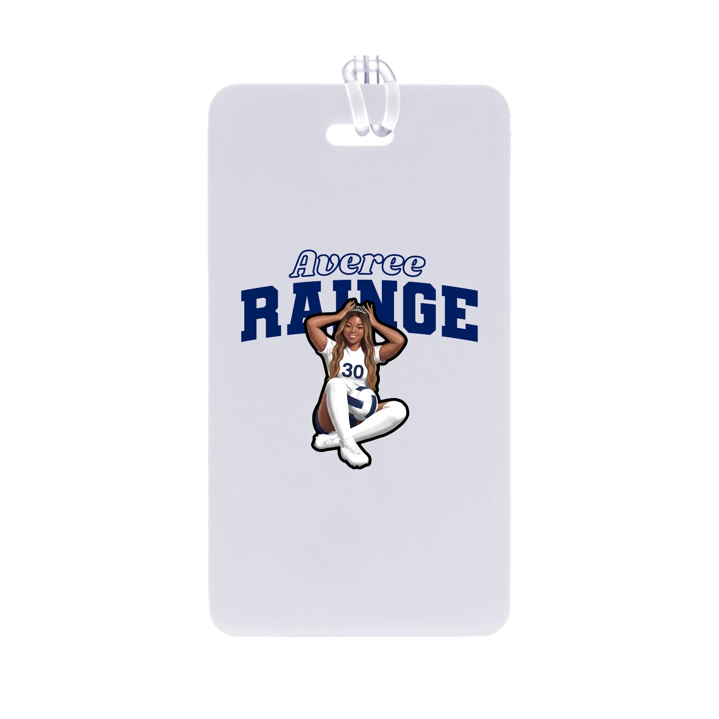 Bag Tag — Name Arch in Classic