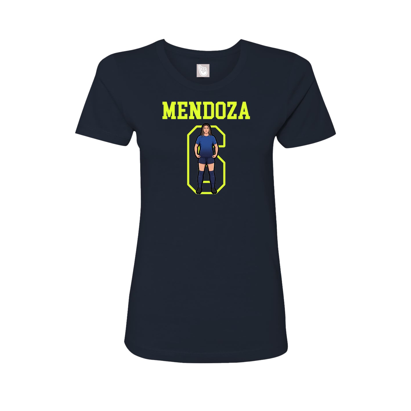 Fitted Women's Tee — Shirsey in Navy