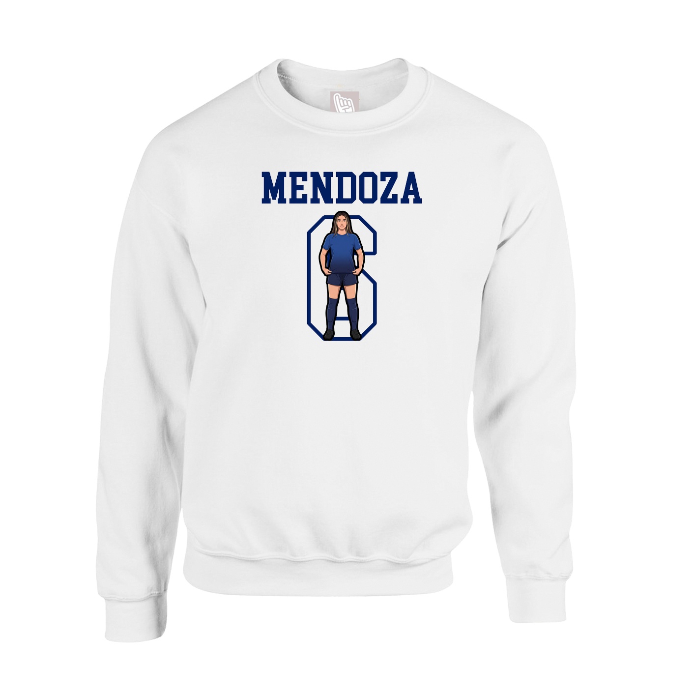 Fleece Crew — Shirsey in White