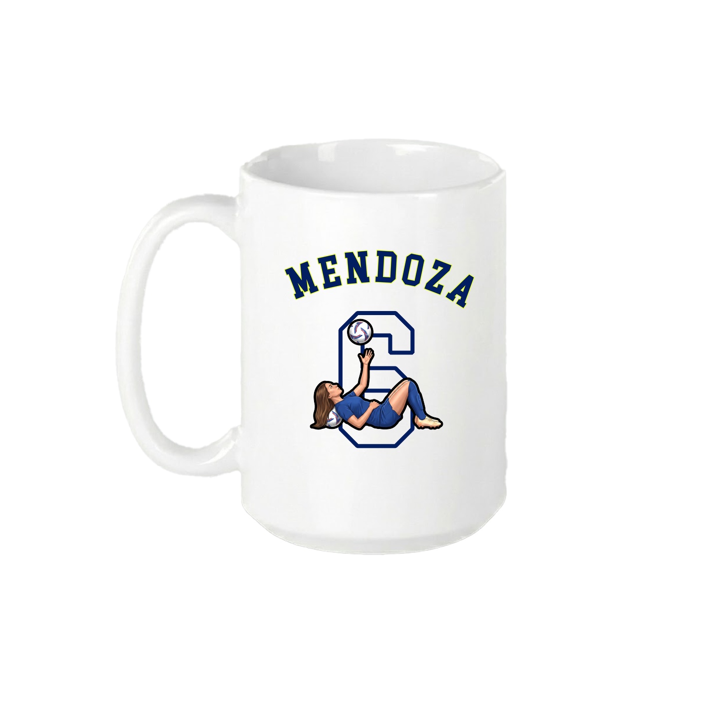 15oz Coffee Mug — Shirsey Arch in White