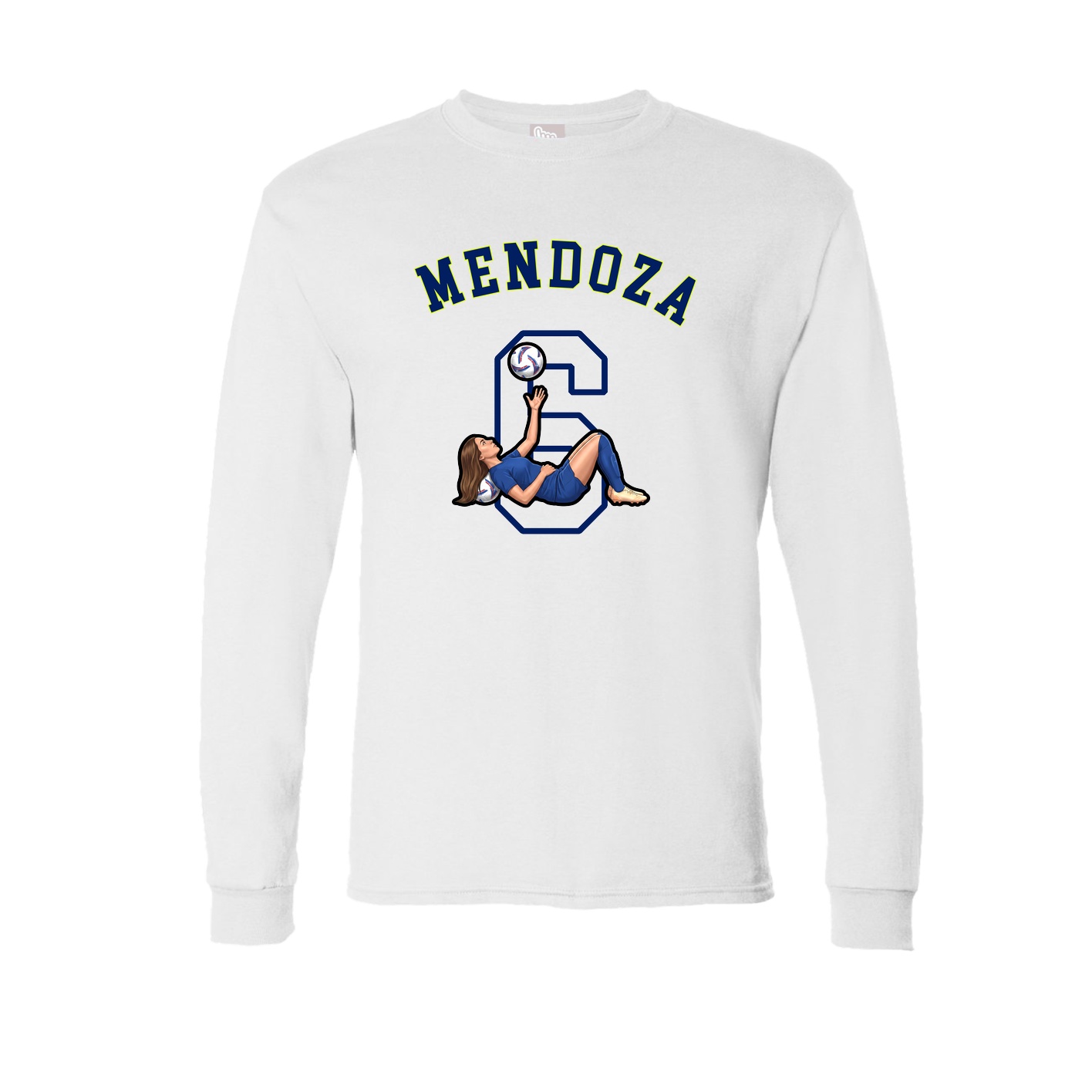 Long Sleeve Tee — Shirsey Arch in White