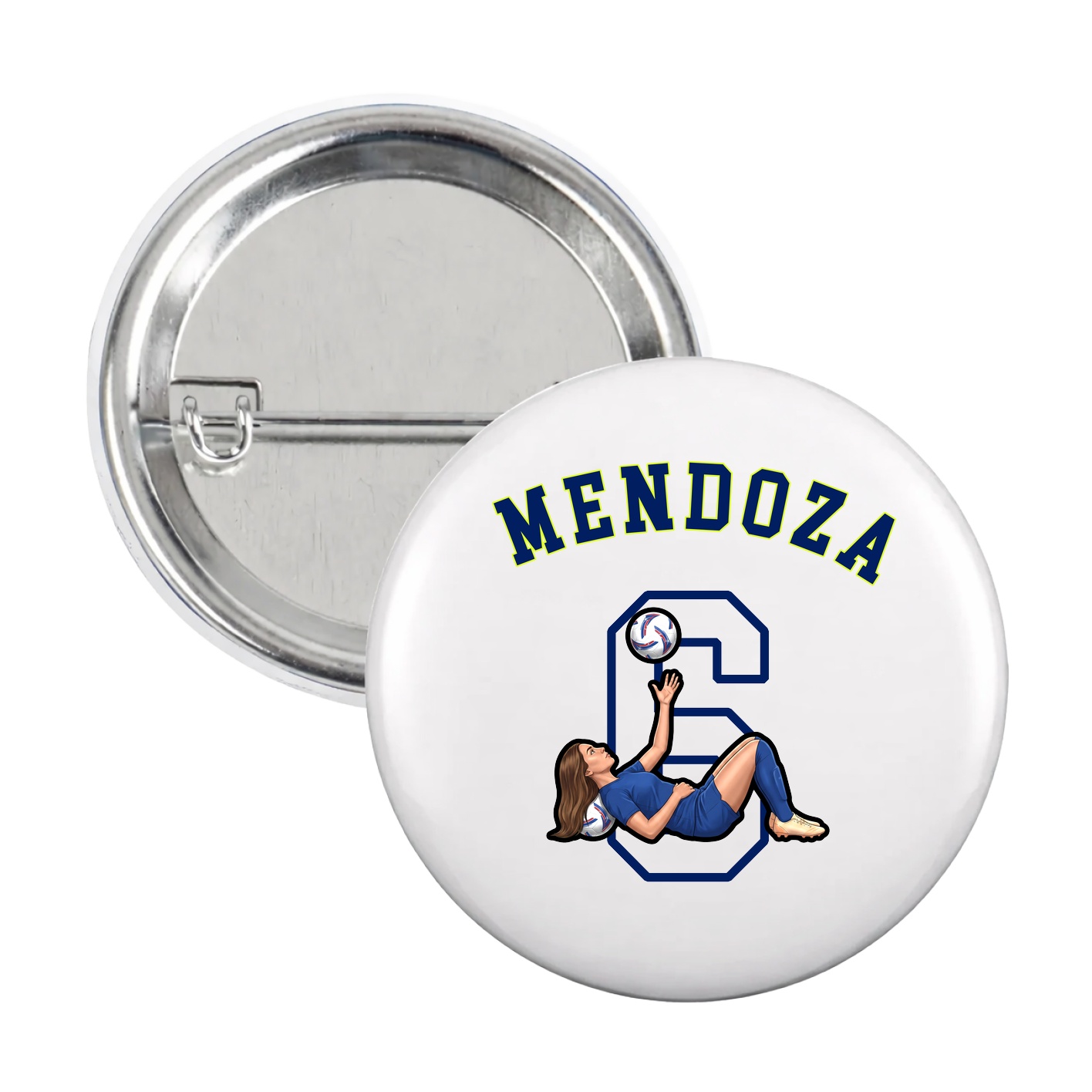 Game Day Button — Shirsey Arch in White