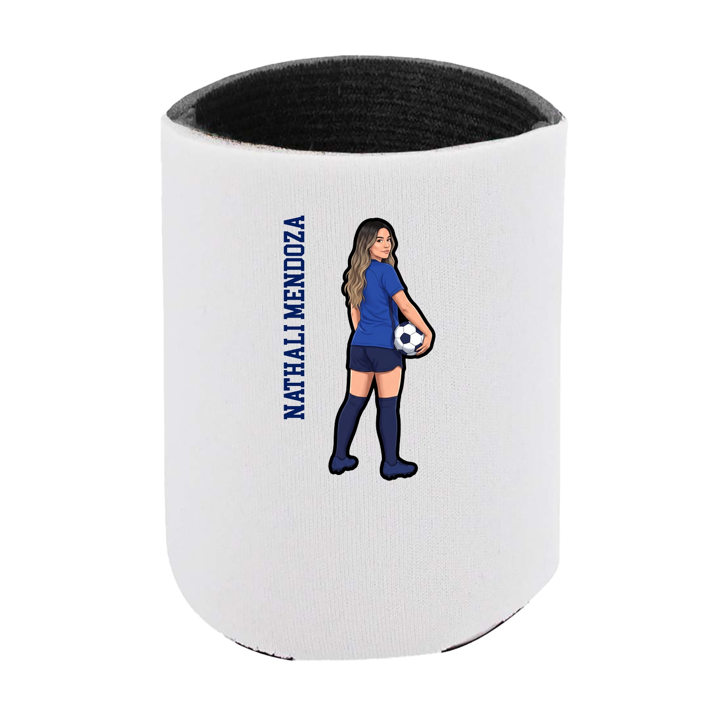 Can Holder — Name Vertical in White