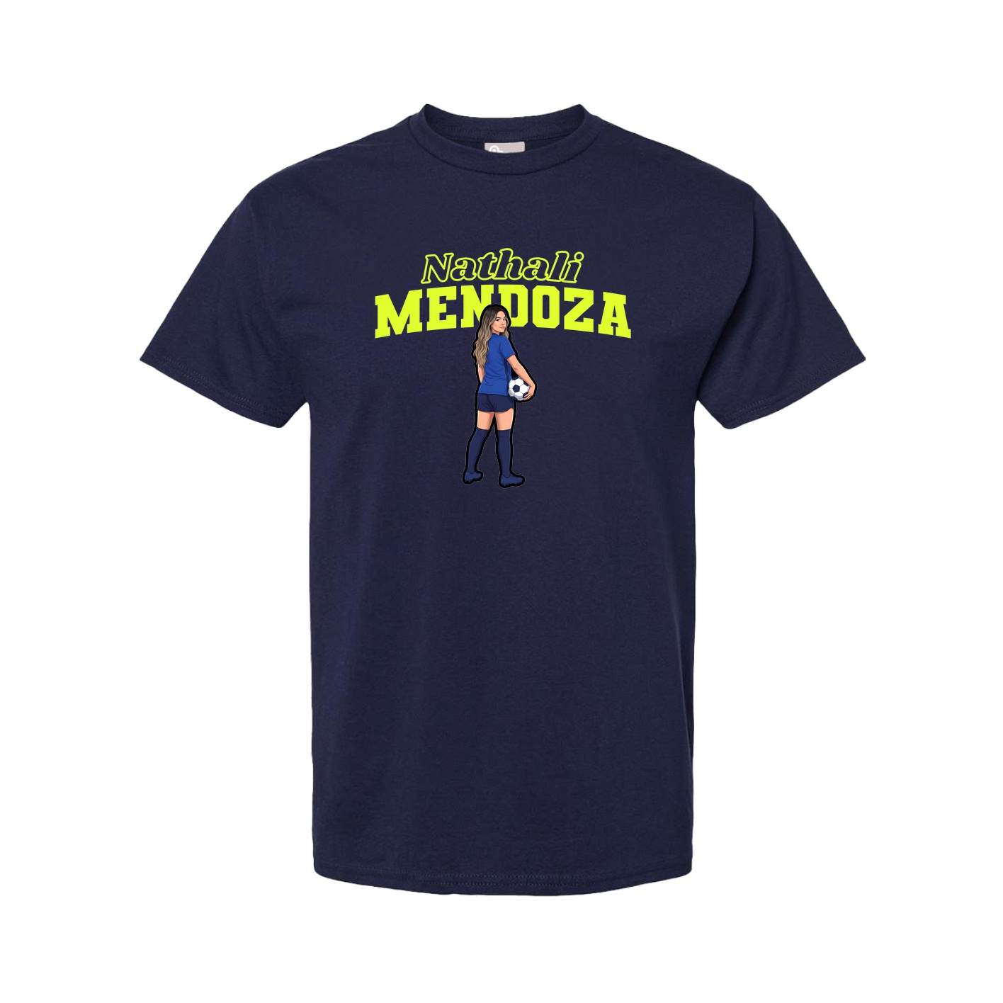 Tee — Name Arch in Navy