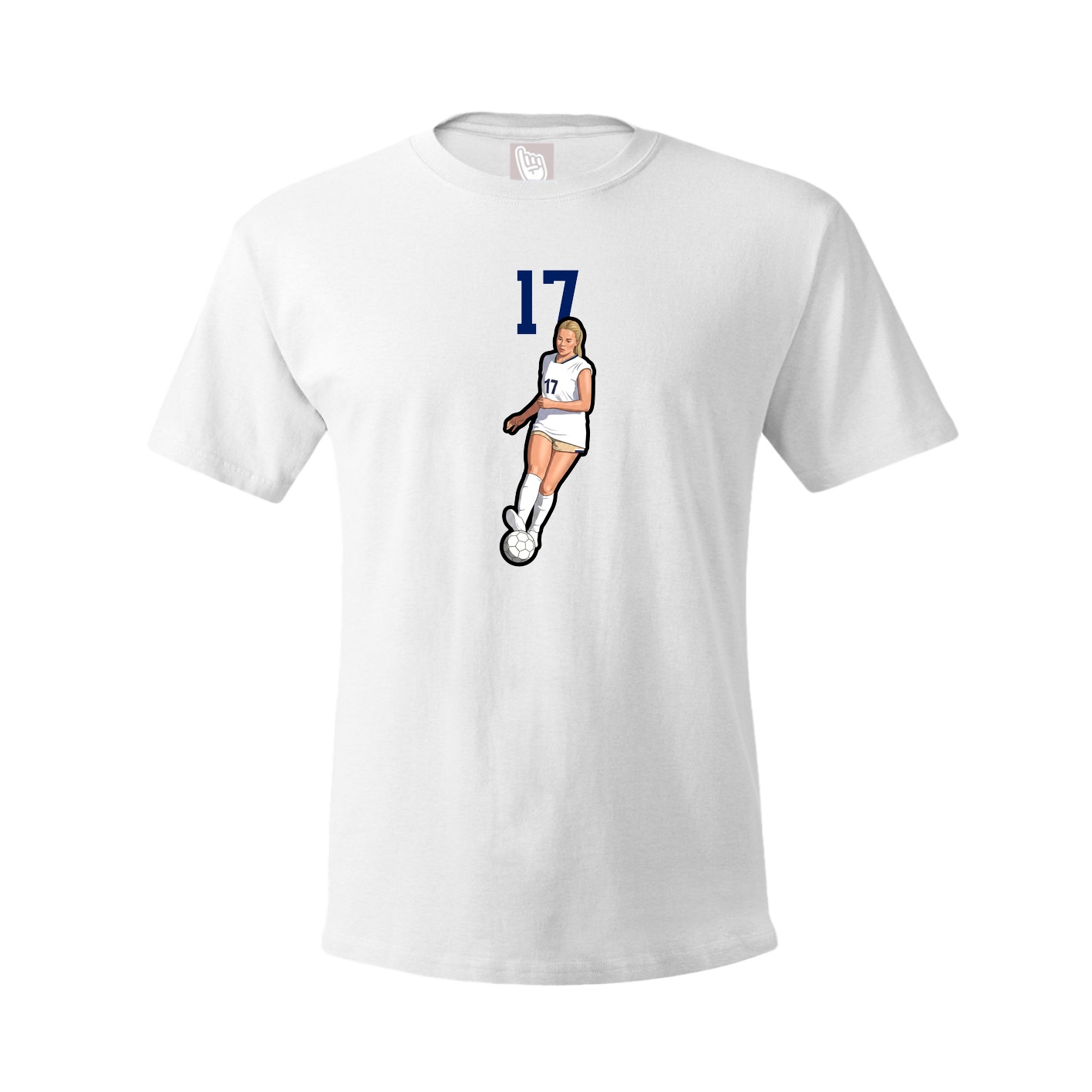 Tee — Number Top in White