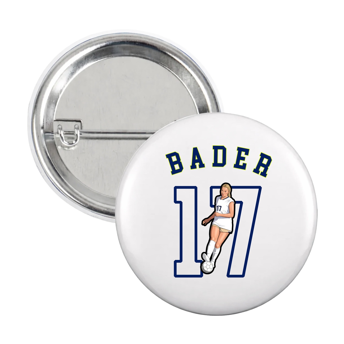Game Day Button — Shirsey Arch in White