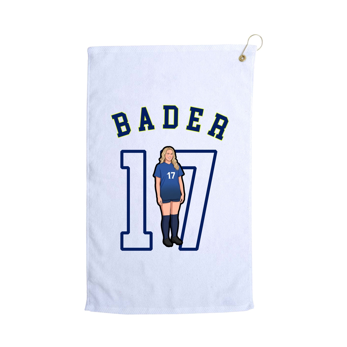 Golf Towel — Shirsey Arch in White
