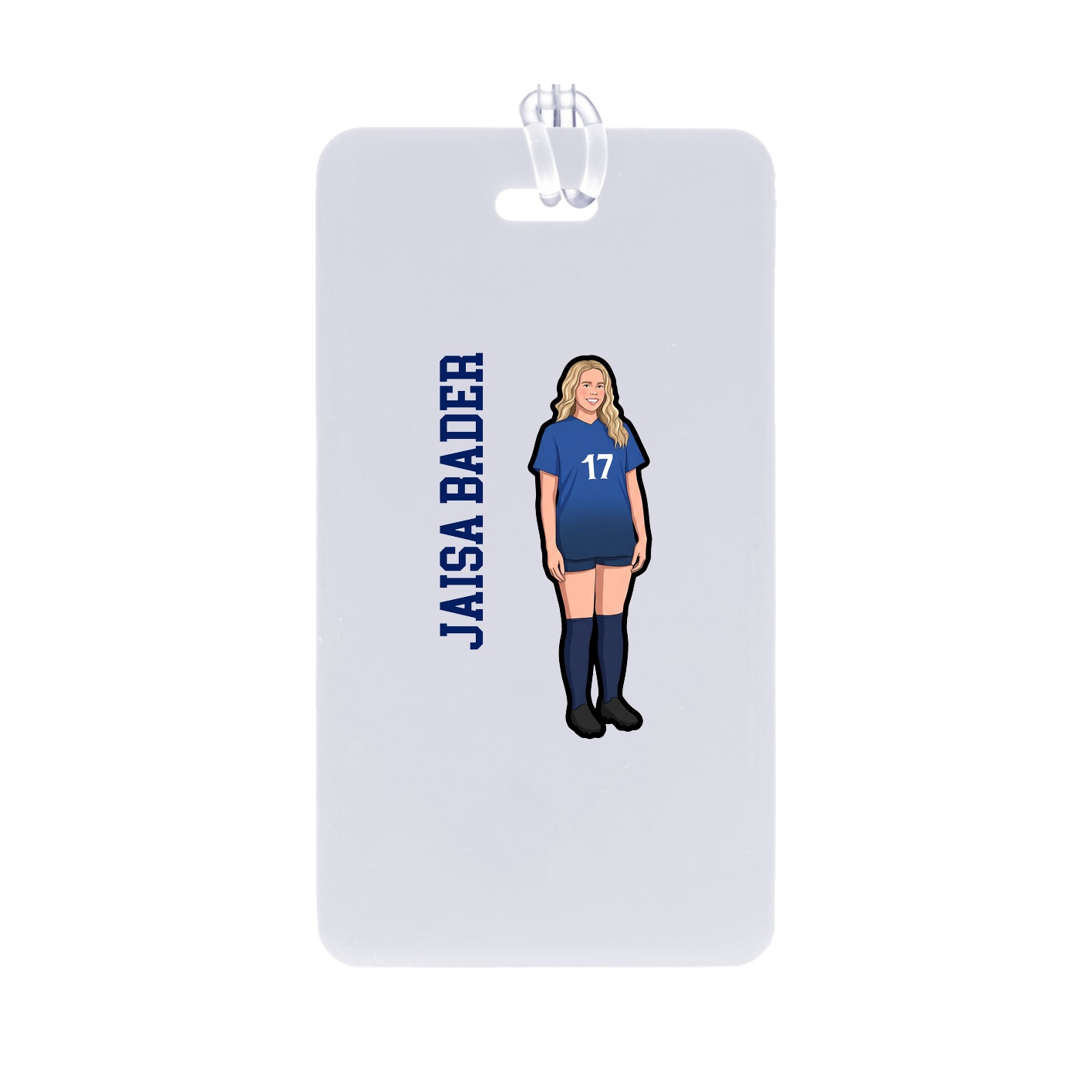 Bag Tag — Name Vertical in Classic