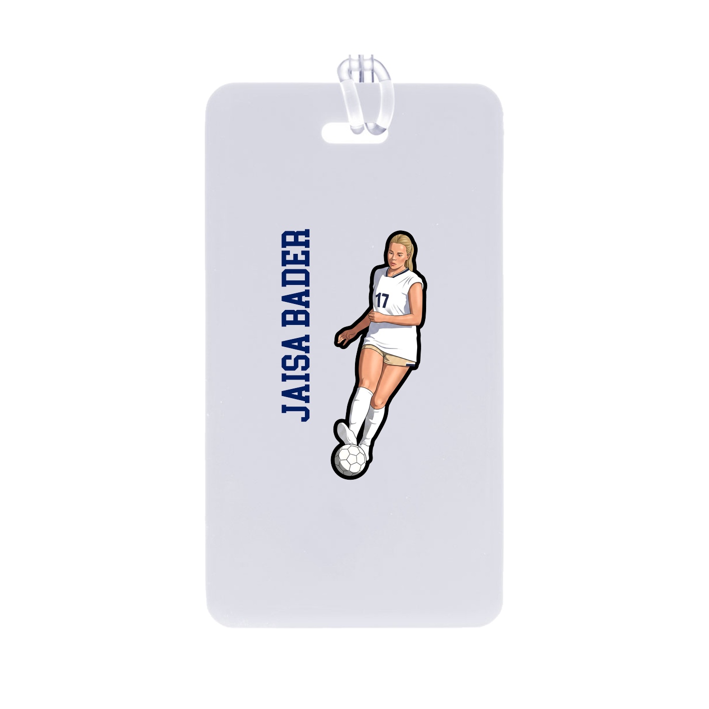 Bag Tag — Name Vertical in Classic