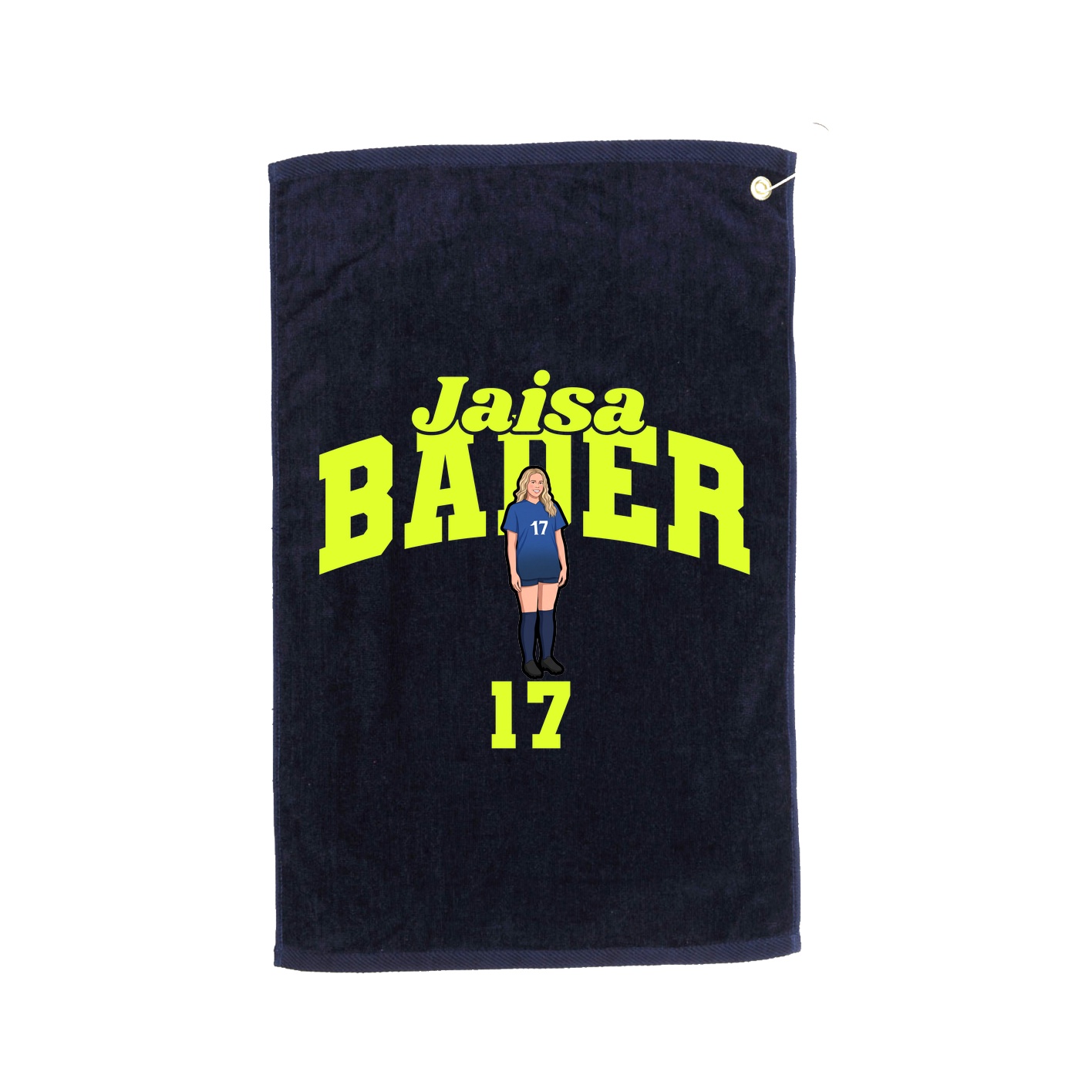 Golf Towel — Signature Arch in Navy