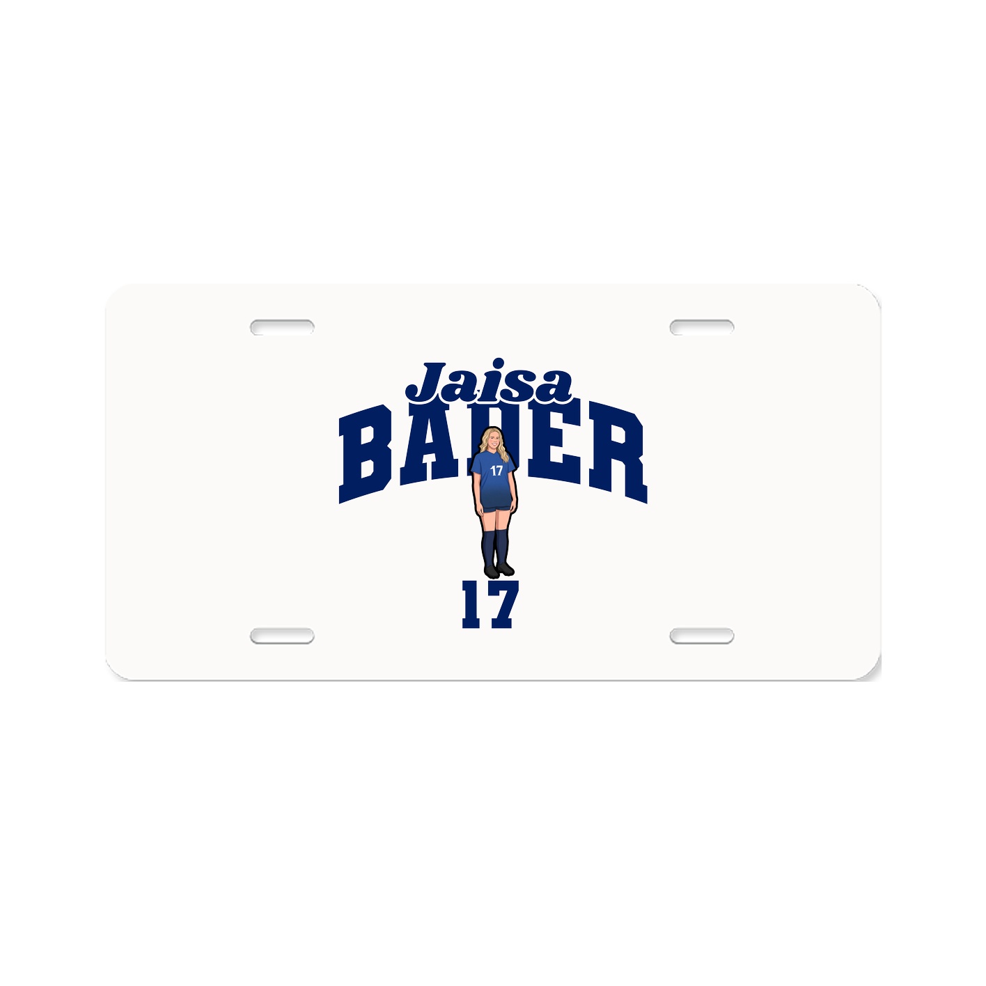 License Plate — Signature Arch in Classic