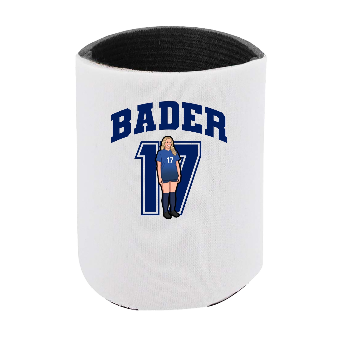 Can Holder — Number in White