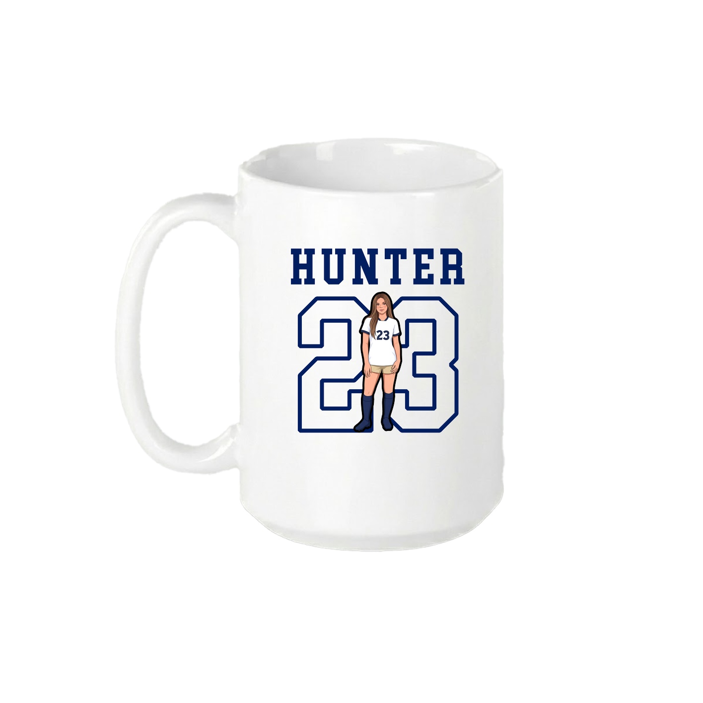 15oz Coffee Mug — Shirsey in White