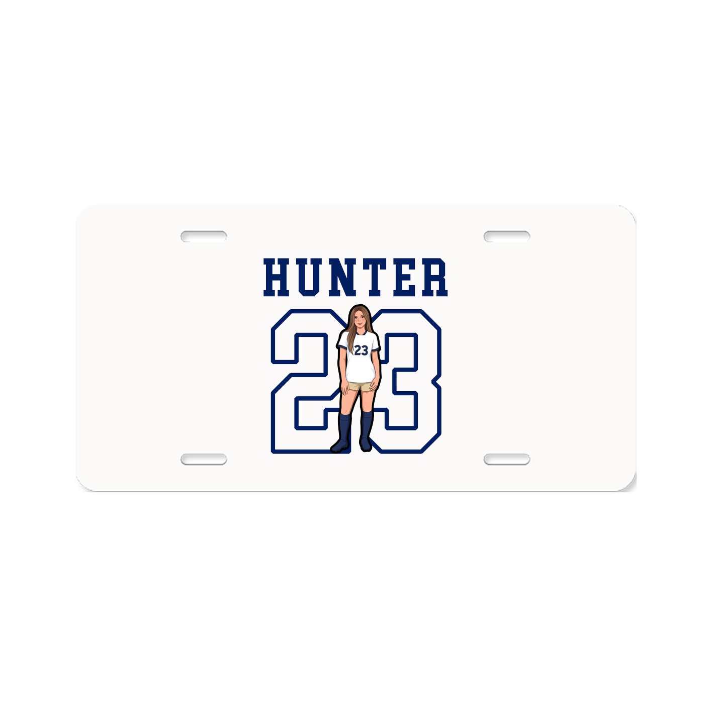 License Plate — Shirsey in Classic
