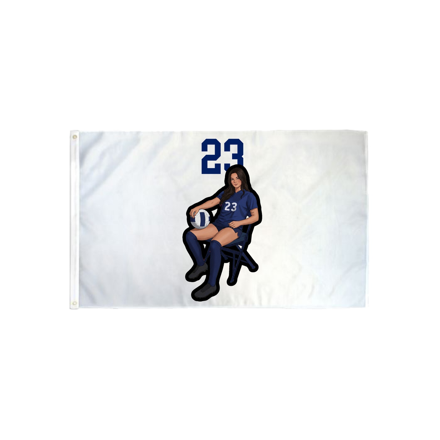 3x5 Flag — Number Top in Classic