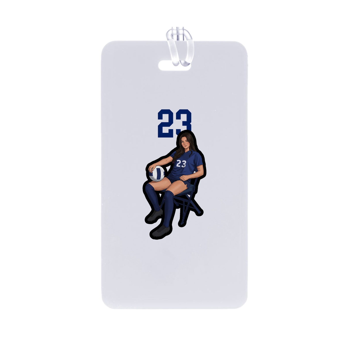 Bag Tag — Number Top in Classic