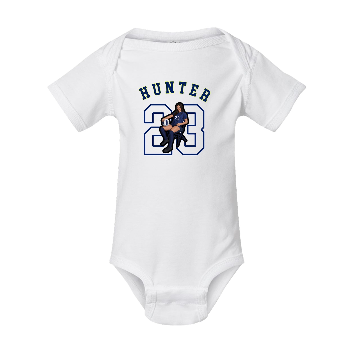Baby Onesie — Shirsey Arch in White