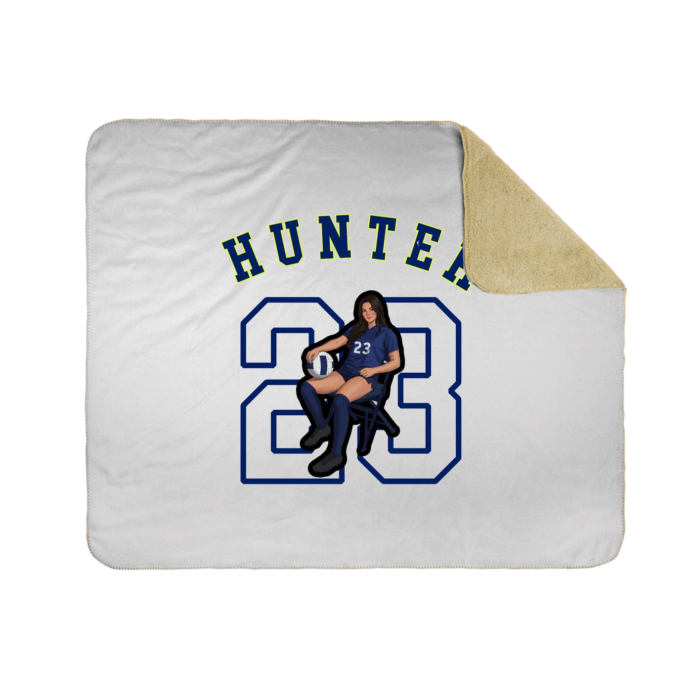 Throw Blanket — Shirsey Arch in White