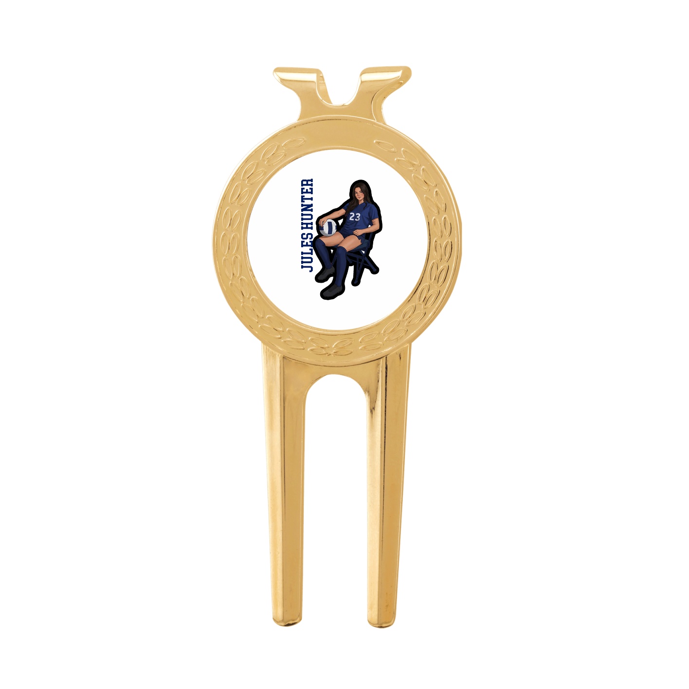 Divot Tool with Ball Marker — Name Vertical in Classic