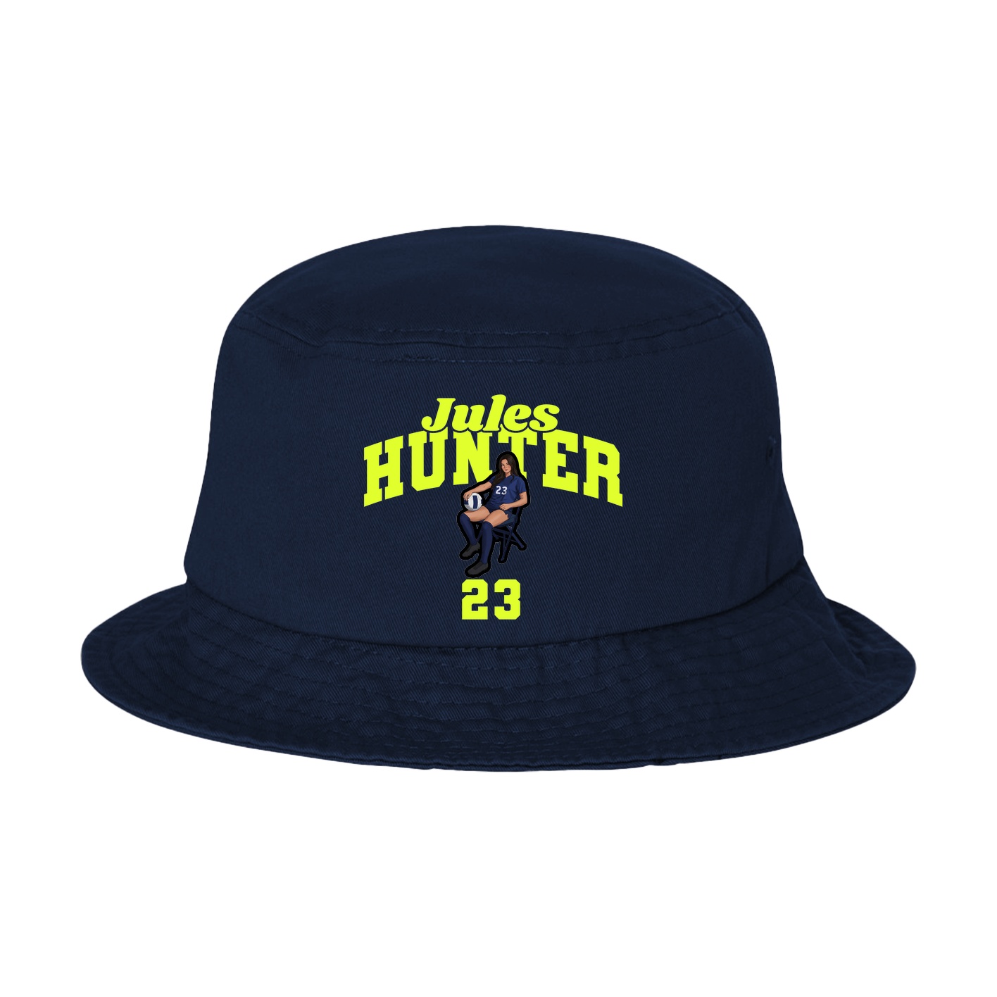 Bucket Cap — Signature Arch in Navy