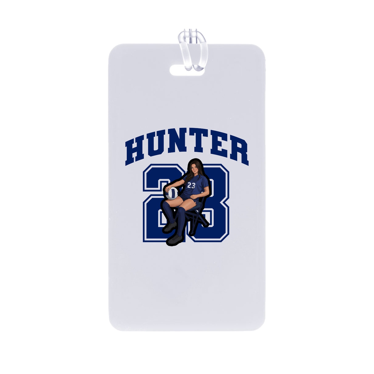Bag Tag — Number in Classic