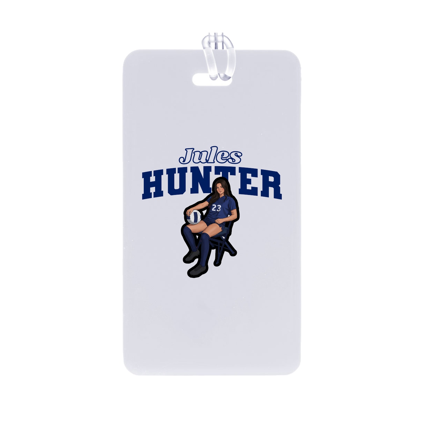 Bag Tag — Name Arch in Classic