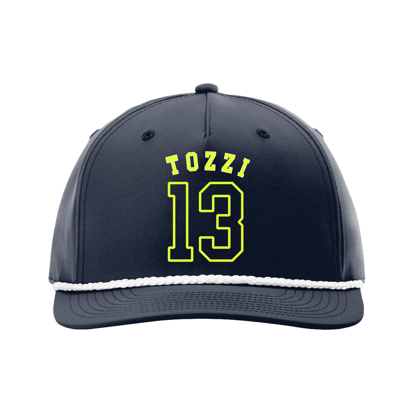 Five-Panel Classic Rope Cap — Shirsey Arch in Navy