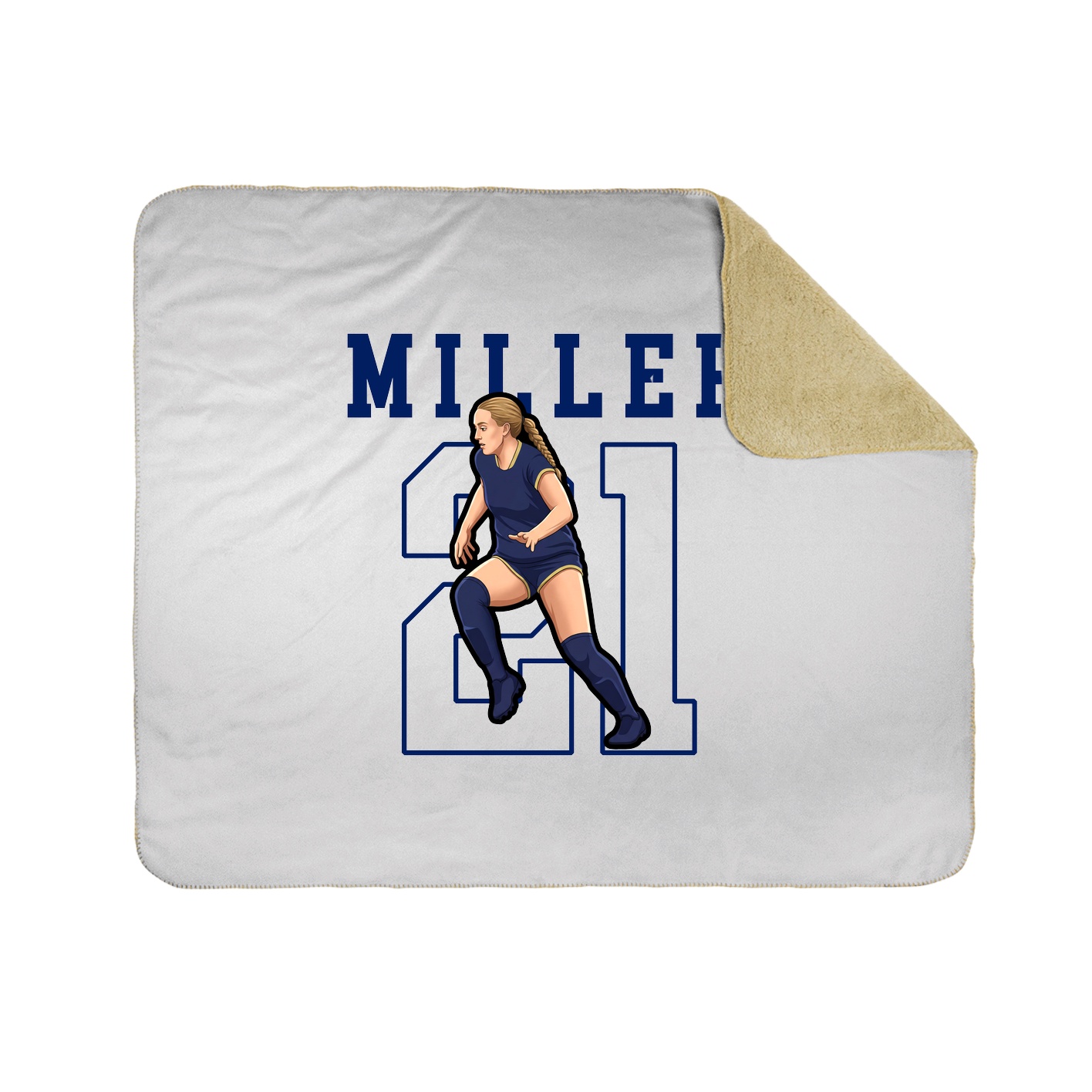 Throw Blanket — Shirsey in White