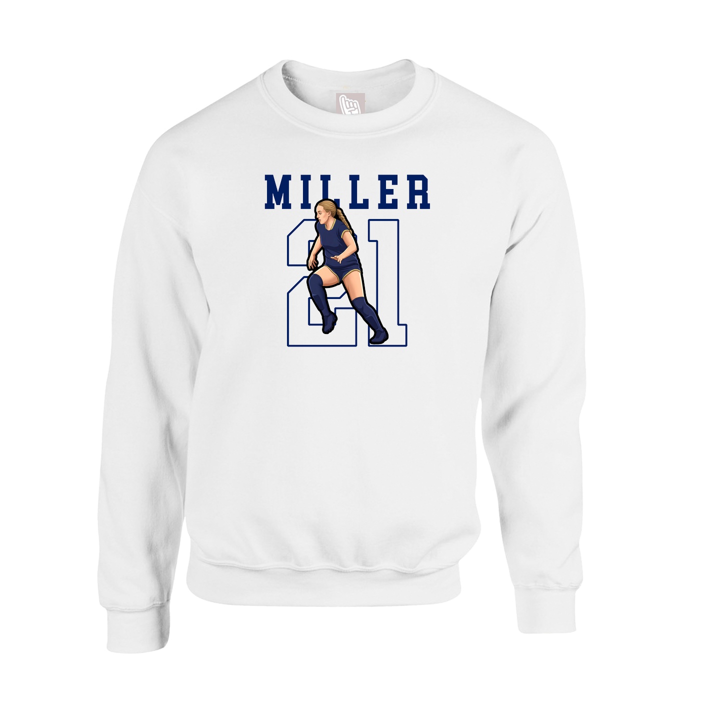 Fleece Crew — Shirsey in White