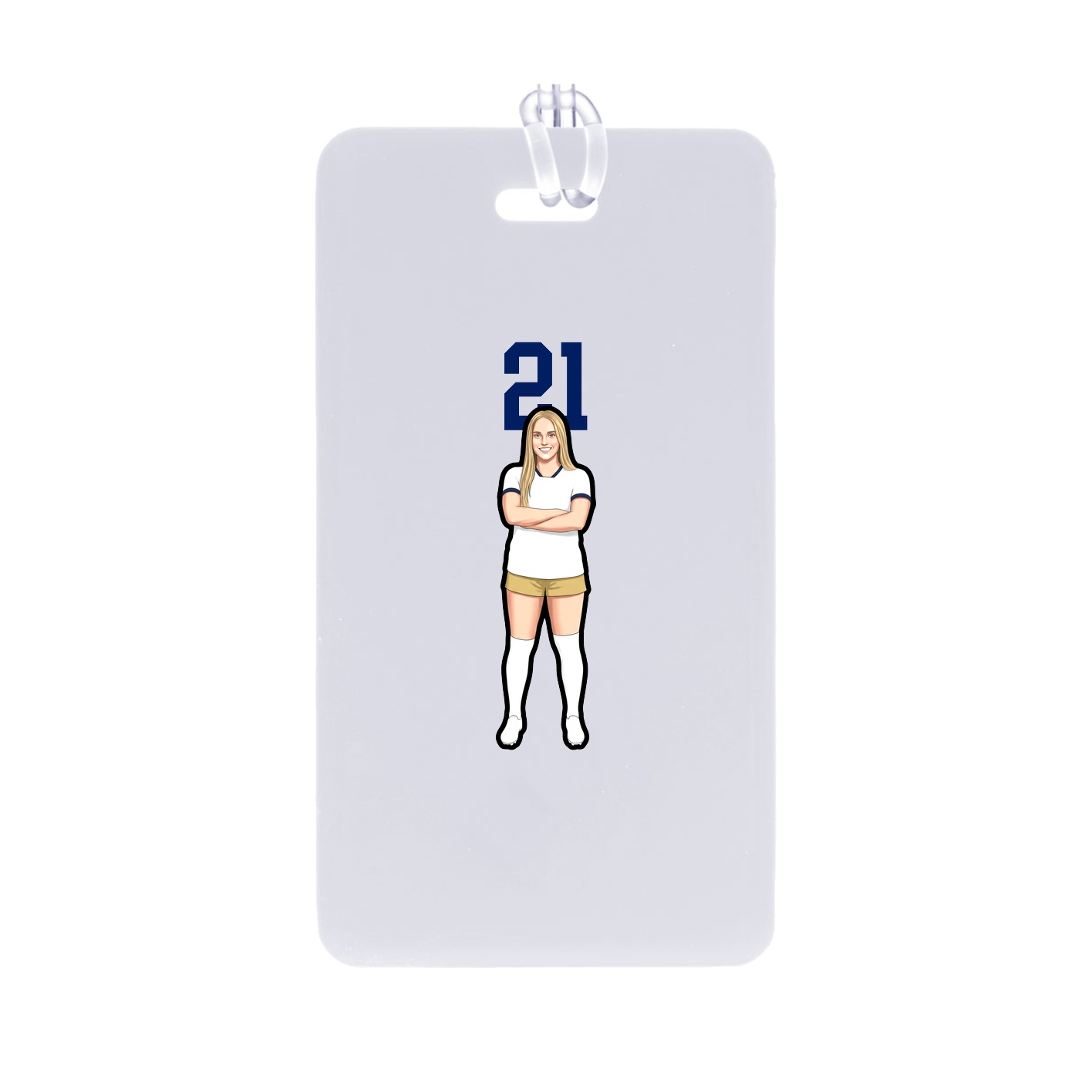 Bag Tag — Number Top in Classic
