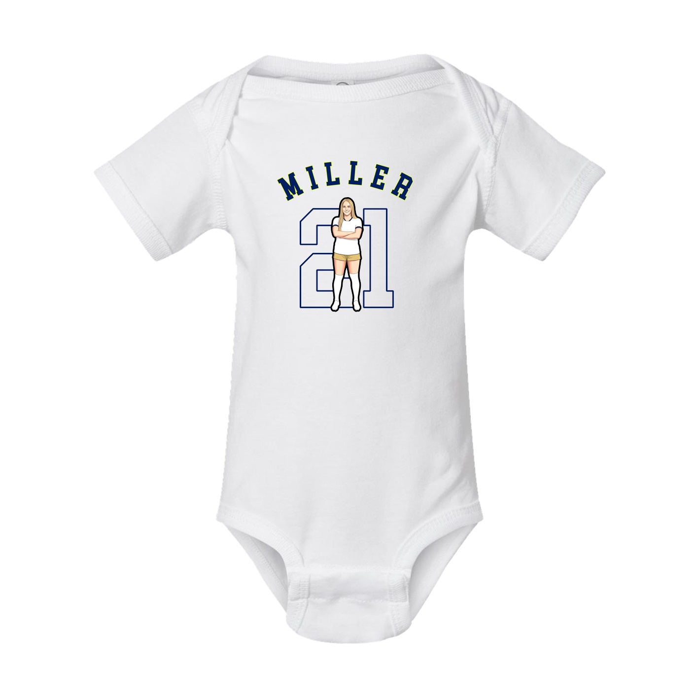 Baby Onesie — Shirsey Arch in White