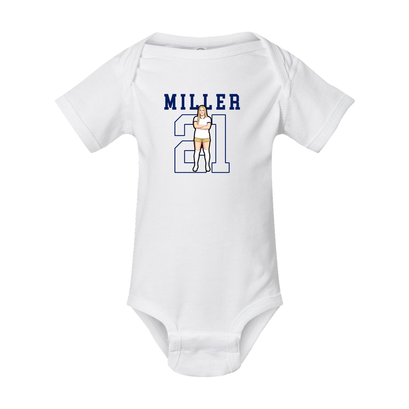 Baby Onesie — Shirsey in White