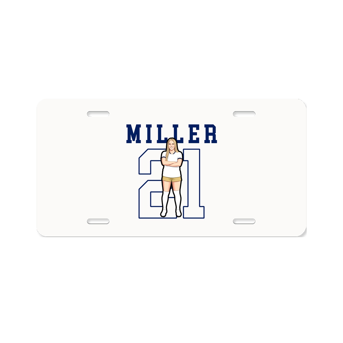 License Plate — Shirsey in Classic