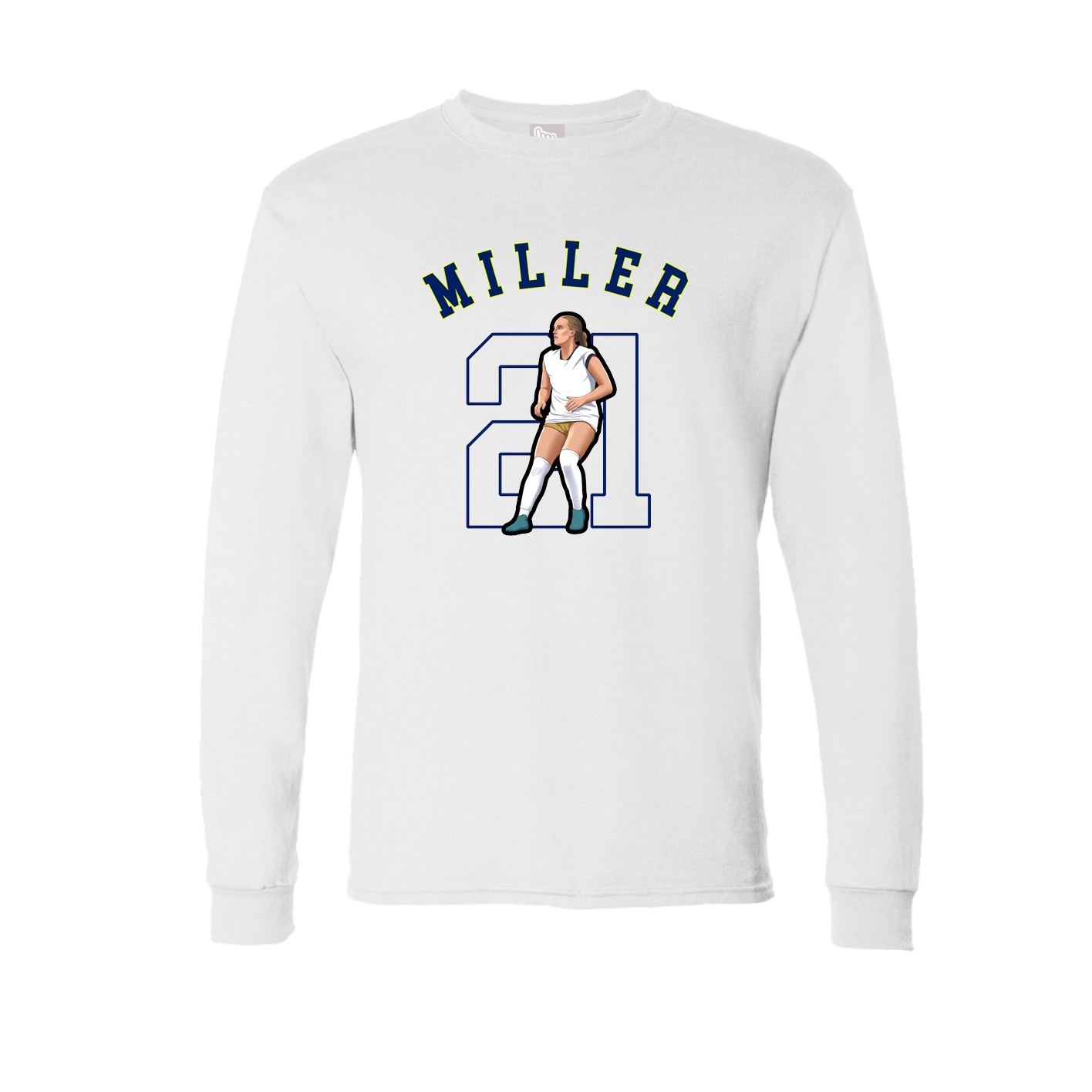 Long Sleeve Tee — Shirsey Arch in White