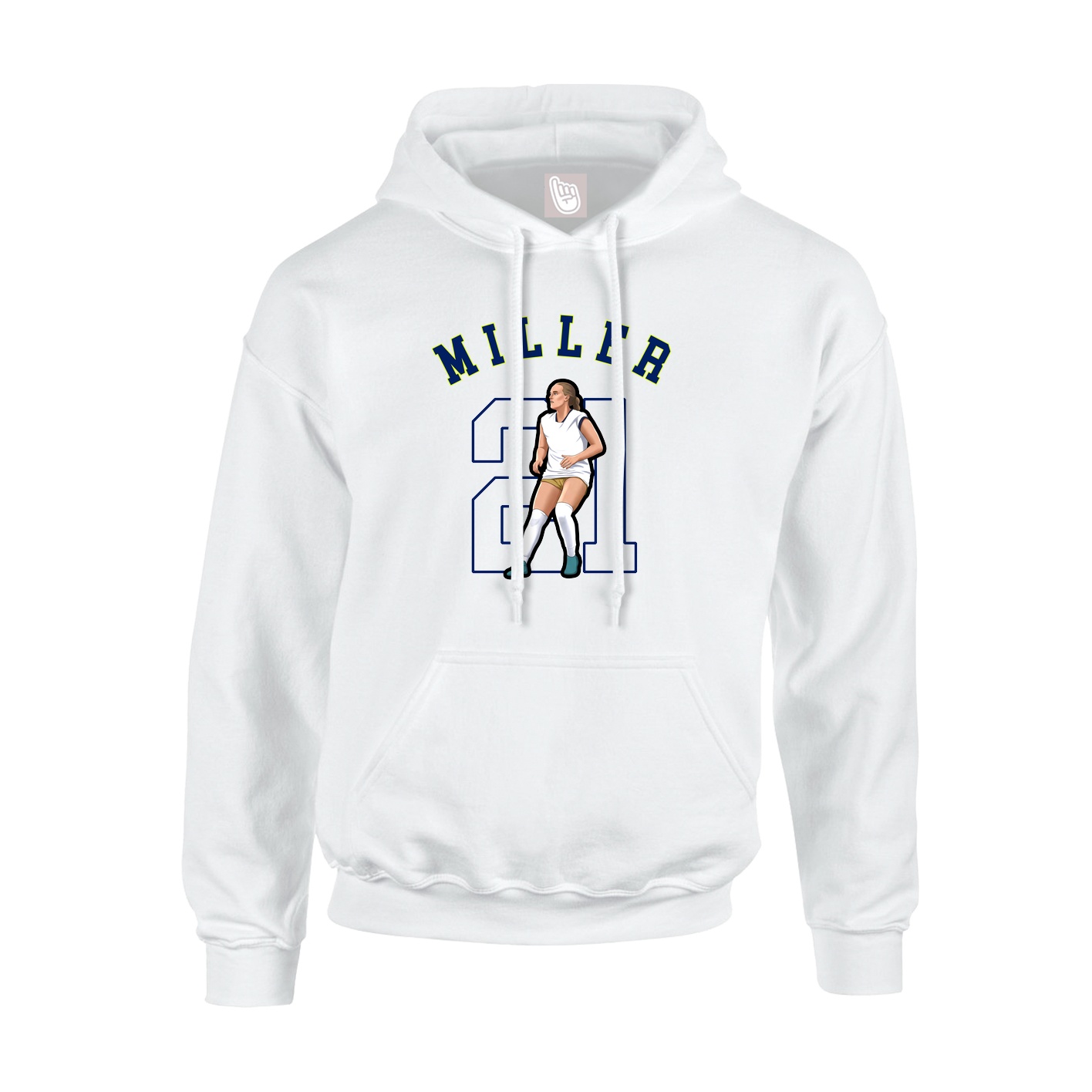 Hoodie — Shirsey Arch in White