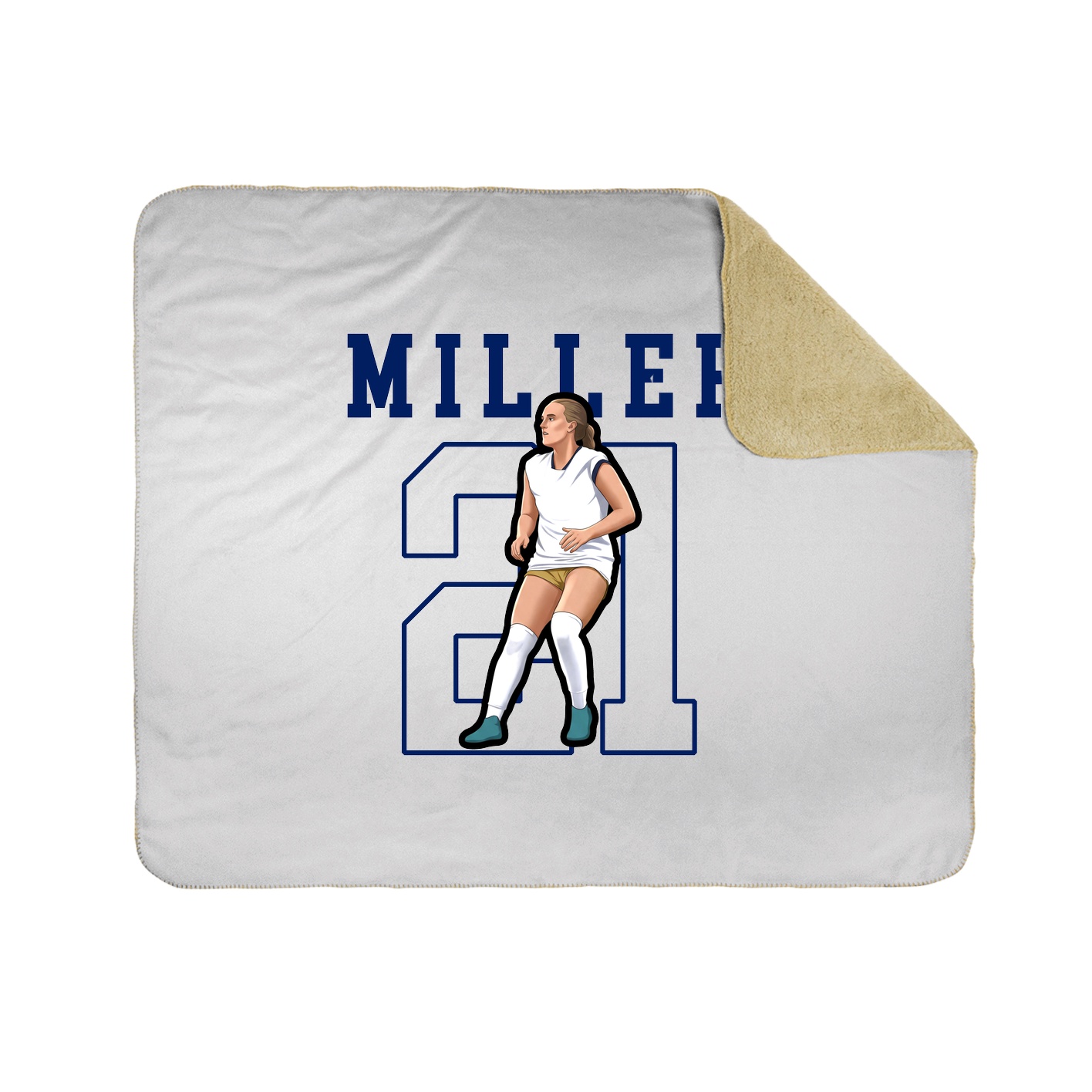 Throw Blanket — Shirsey in White