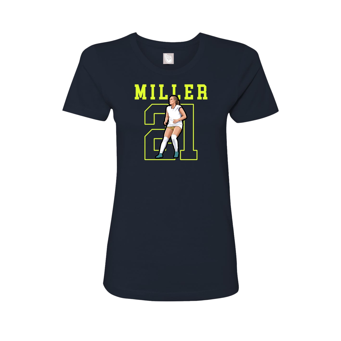 Fitted Women's Tee — Shirsey in Navy