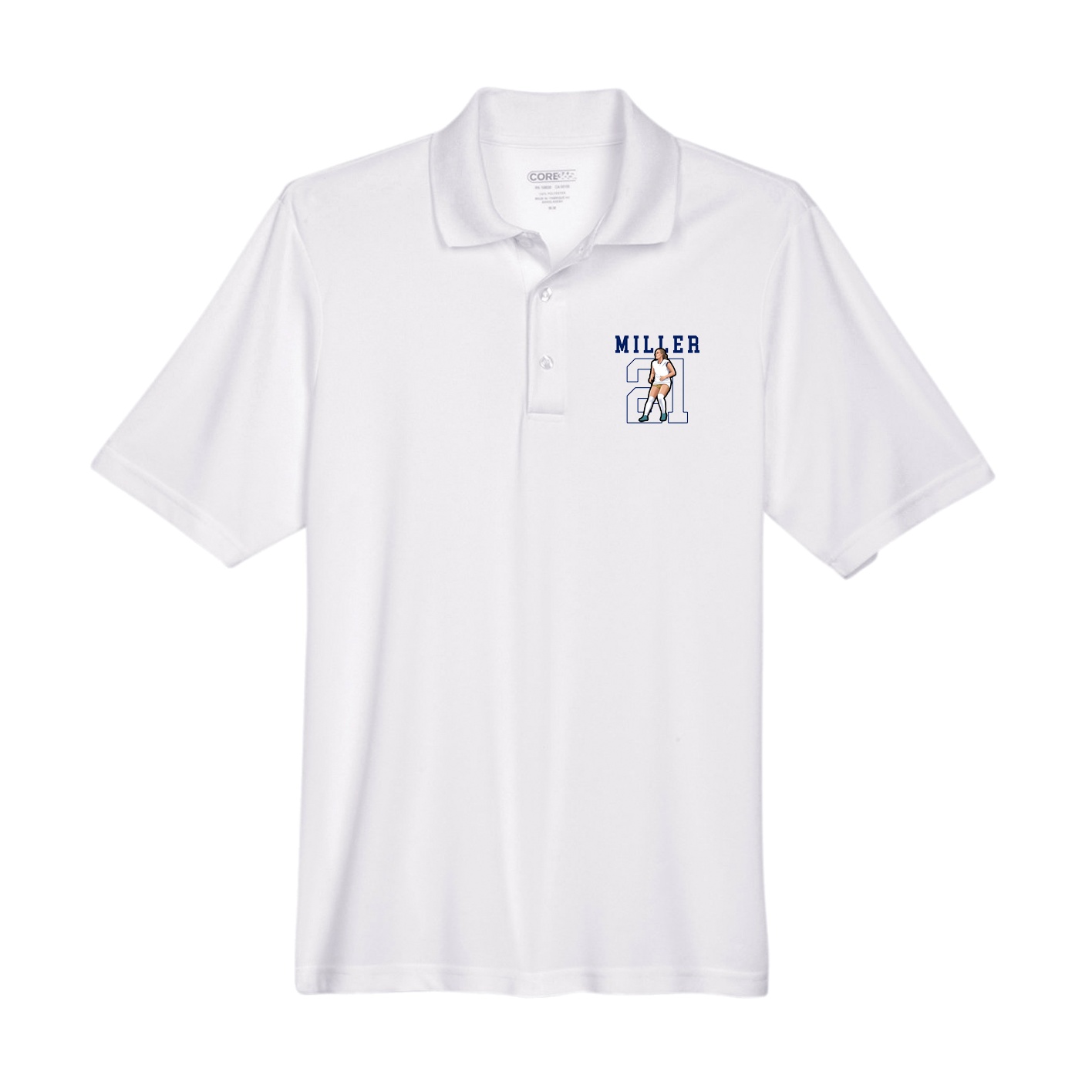 Performance Polo — Shirsey in White