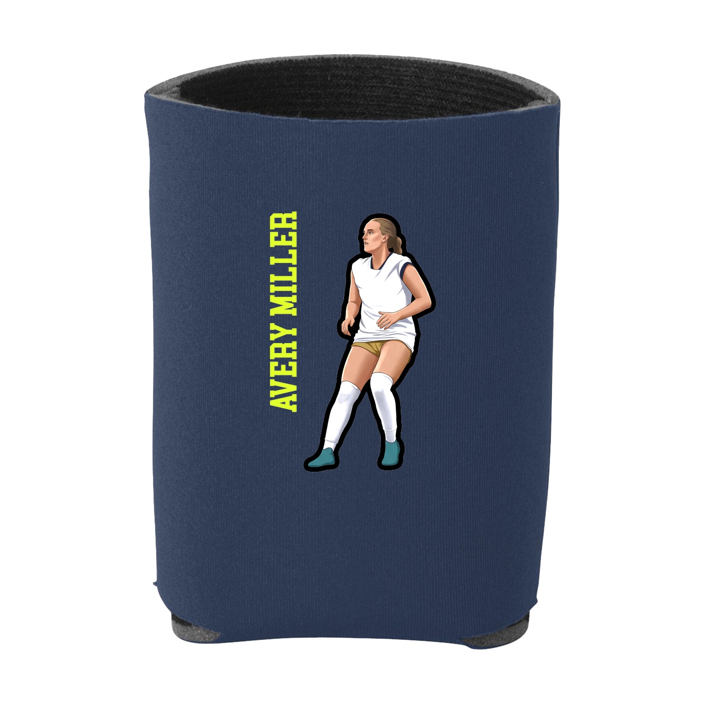 Can Holder — Name Vertical in Navy