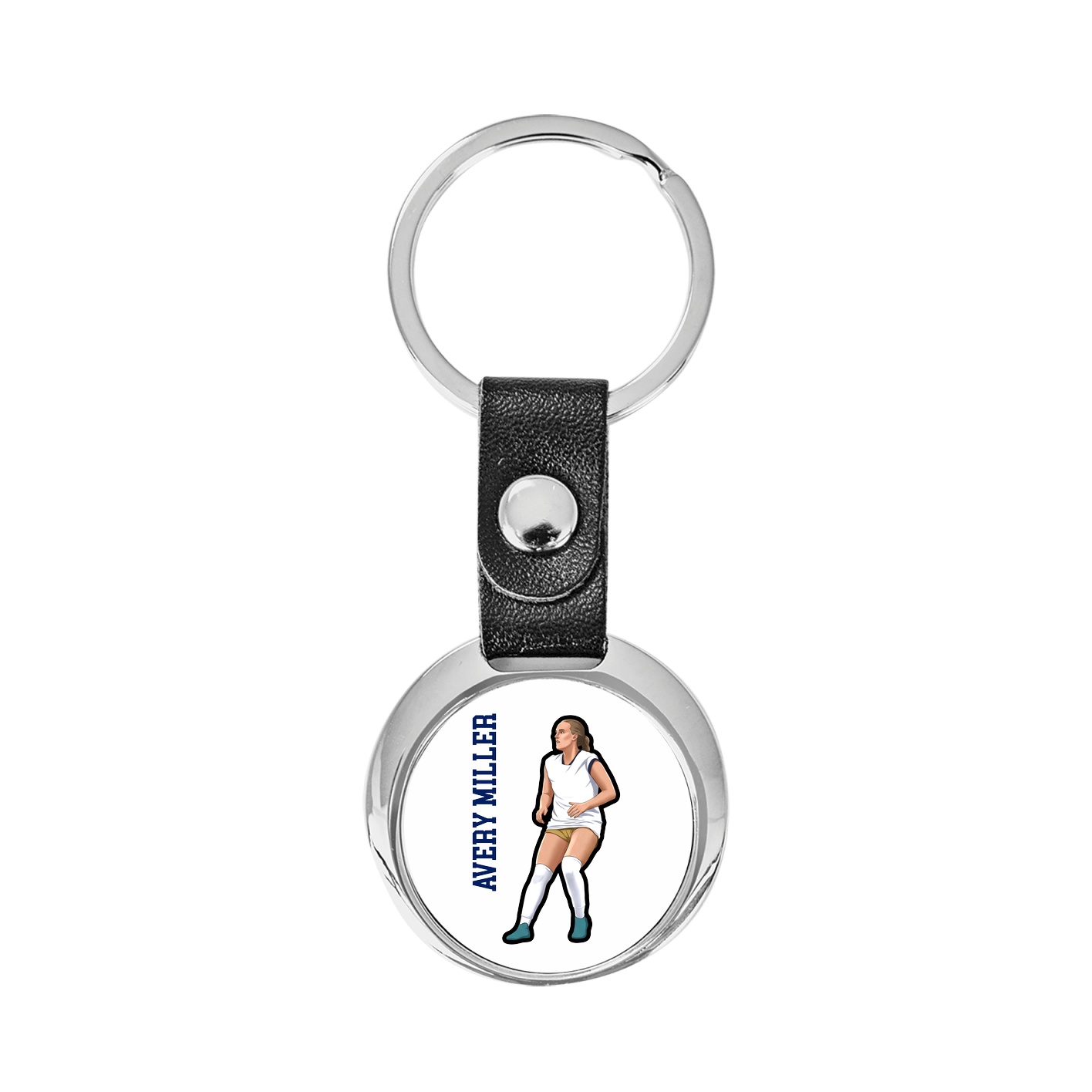 Key Chain — Name Vertical in Classic