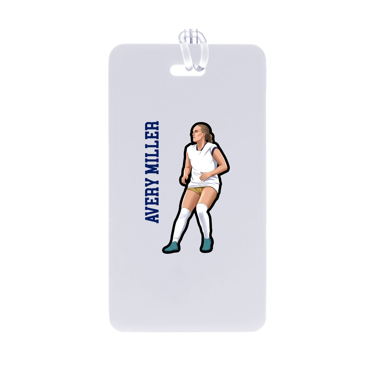 Bag Tag — Name Vertical in Classic