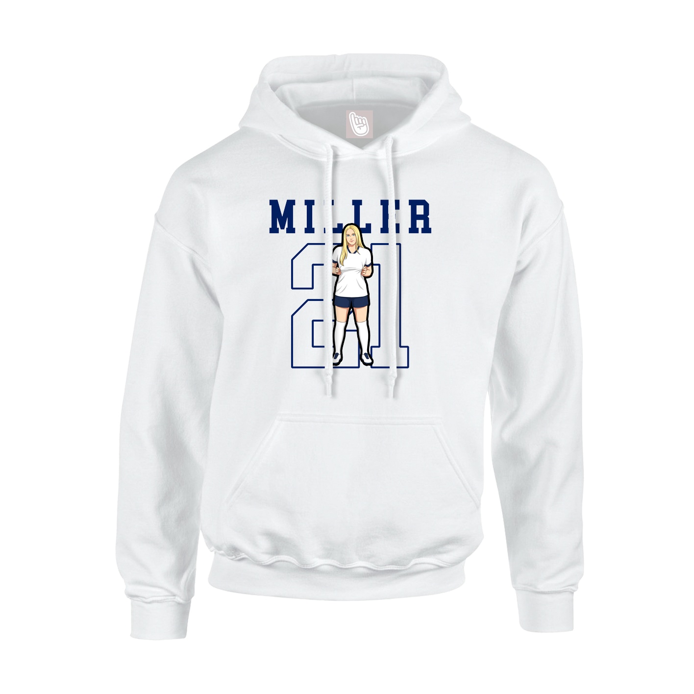 Youth Hoodie — Shirsey in White