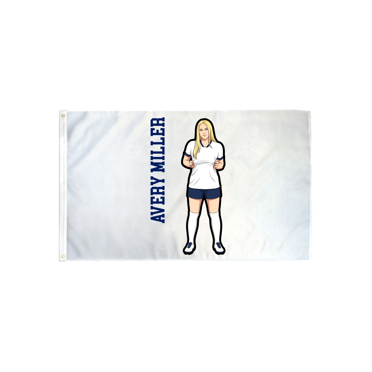 3x5 Flag — Name Vertical in Classic