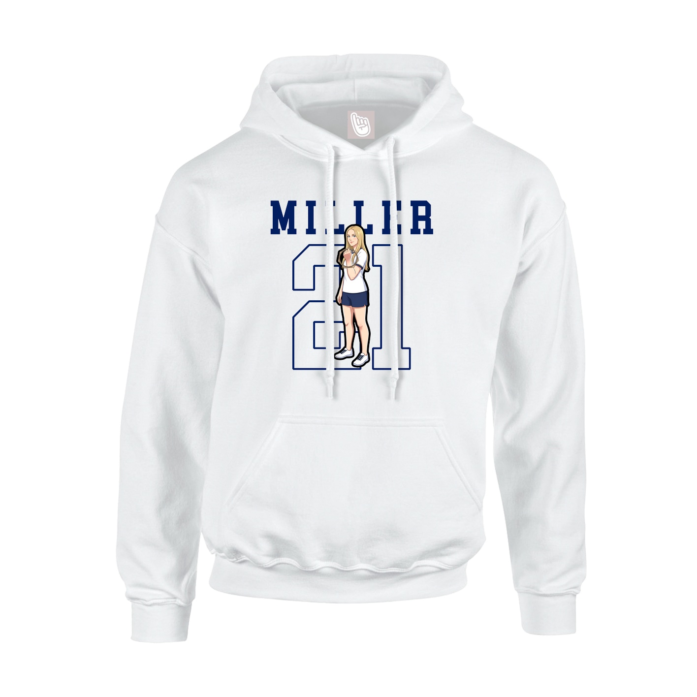 Youth Hoodie — Shirsey in White