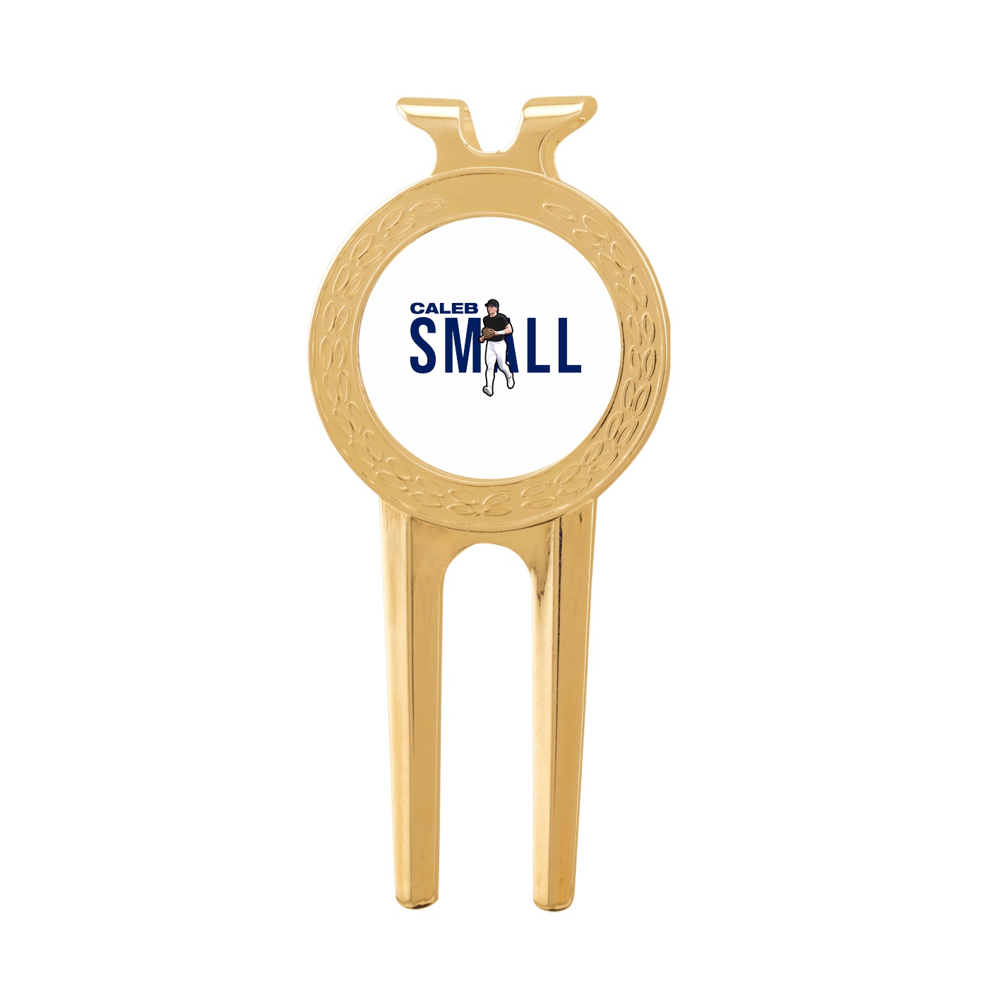 Divot Tool with Ball Marker — Player Name in Classic
